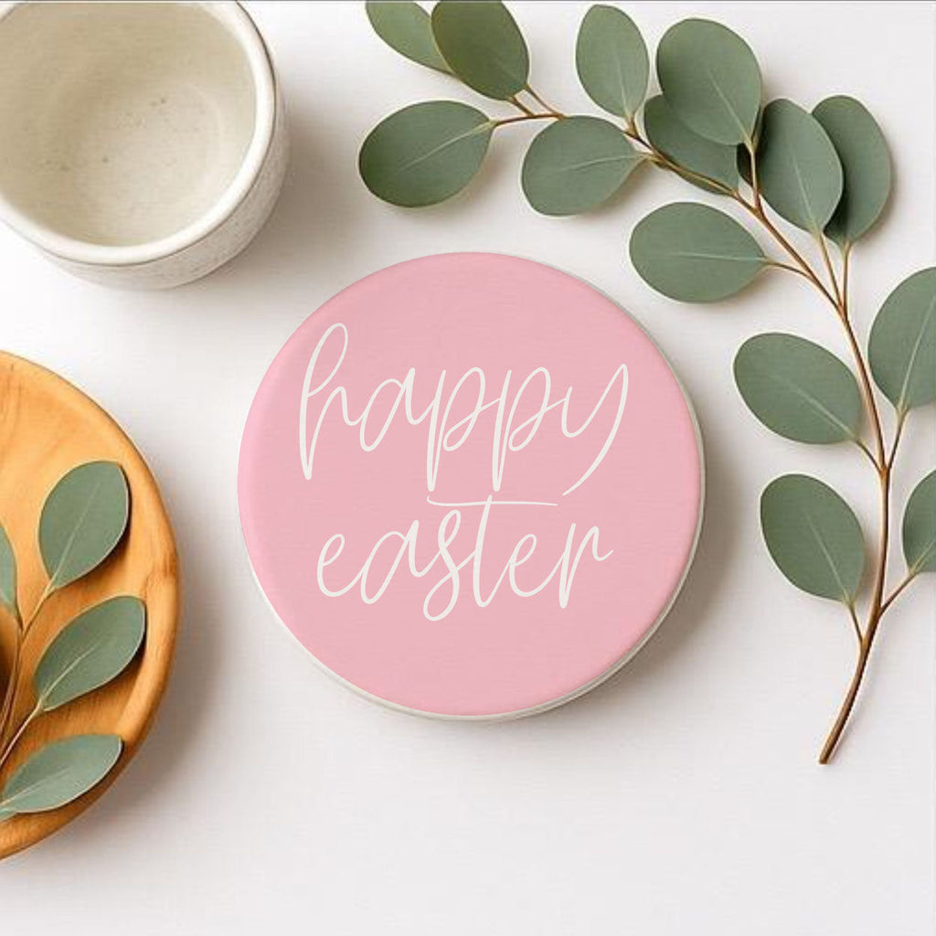 Easter & Spring Ceramic Coasters – Matte Finish Seasonal Collection (4