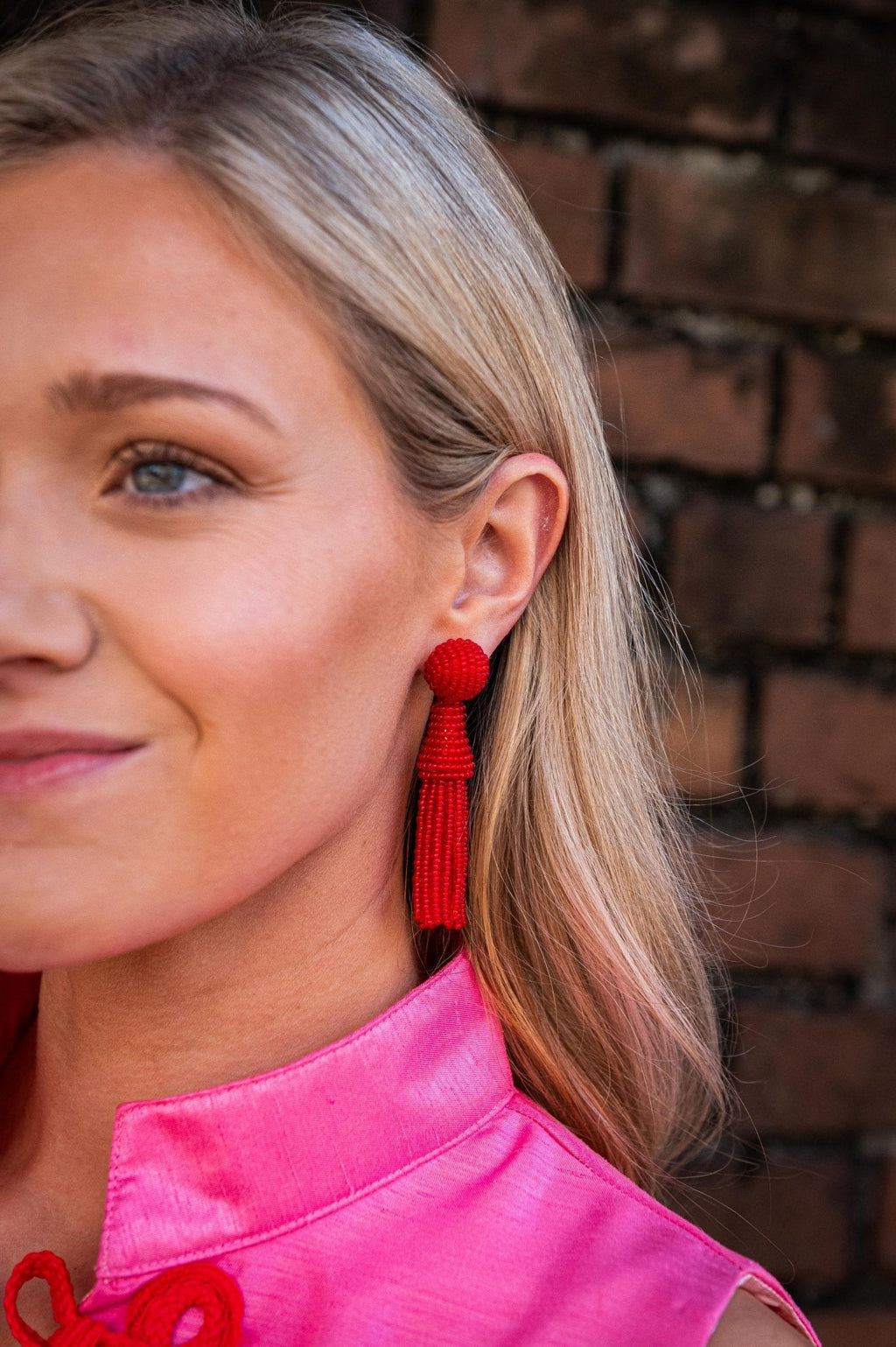 Hazel Statement Tassel Earrings