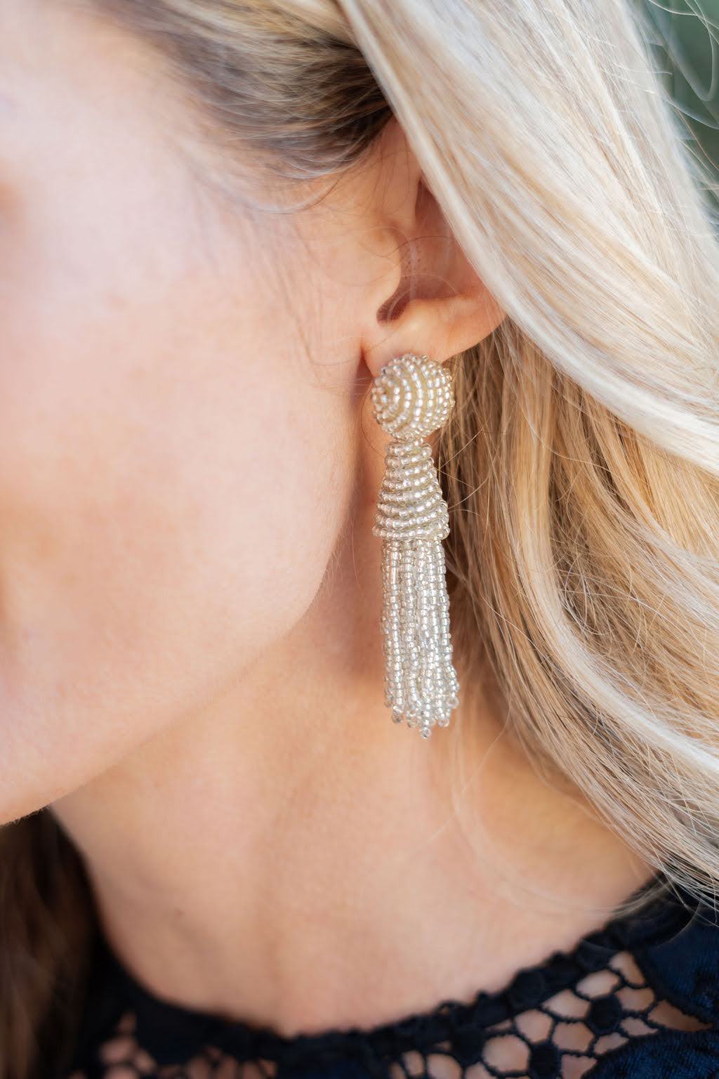 Hazel Statement Tassel Earrings