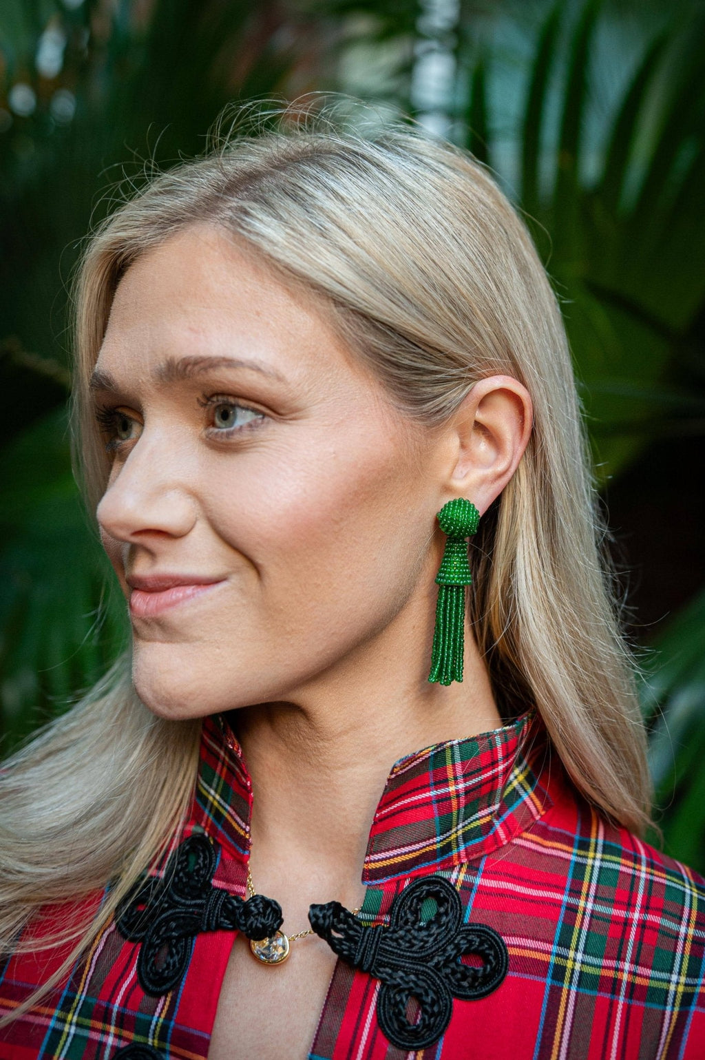 Hazel Statement Tassel Earrings