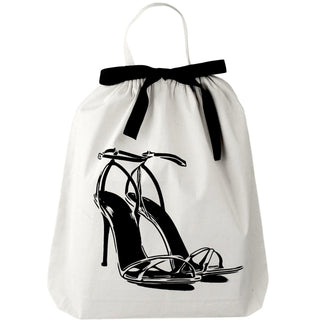 High Heel Sandal Shoe Bag – Cream