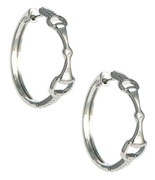 Horsebit Huggie Hoop