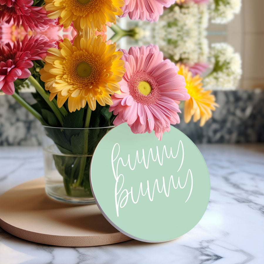 Easter & Spring Ceramic Coasters – Matte Finish Seasonal Collection (4
