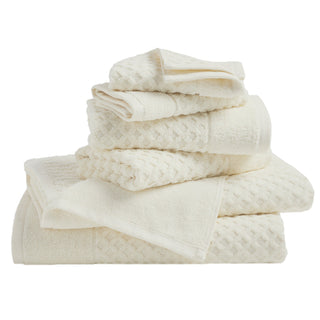 Grayson Cotton Diamond Waffle Weave Bath Towel Set