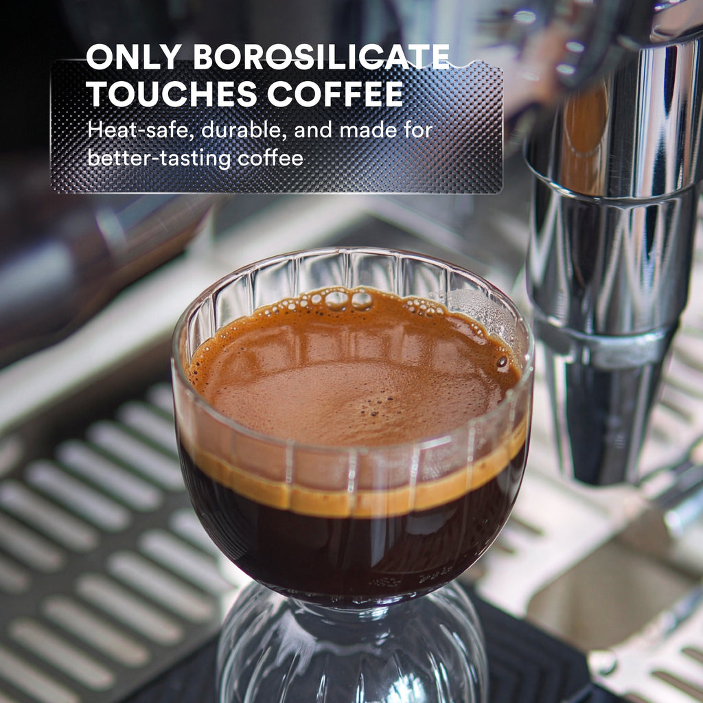 Stackable Espresso Shot Glasses with Measurements – Set of 2