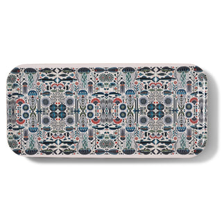 Jellyfish Narrow Birchwood Small Decorative Tray