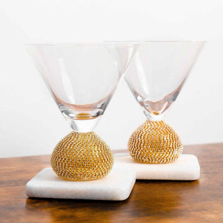 Crystal Bling Martini Glasses – Set of 2