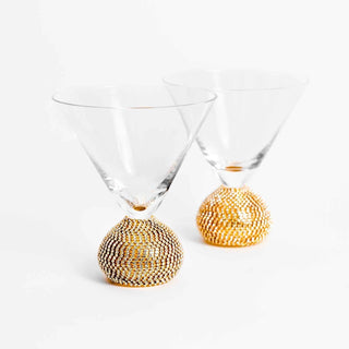 Crystal Bling Martini Glasses – Set of 2