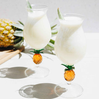 3D Pineapple Poco Grande Cocktail Glasses – Set of 2