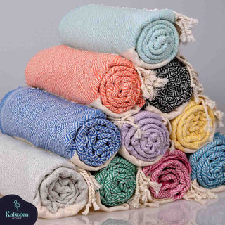 Diamond Turkish Cotton Beach Towel | Quick-Dry & Sand Resistant