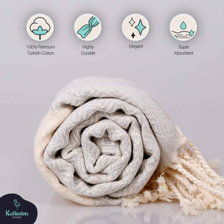 Diamond Turkish Cotton Beach Towel | Quick-Dry & Sand Resistant