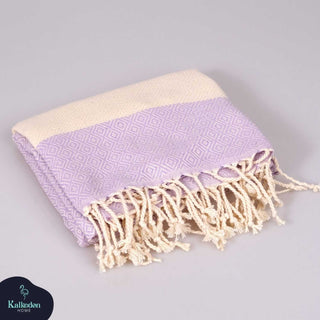 Diamond Turkish Cotton Beach Towel | Quick-Dry & Sand Resistant