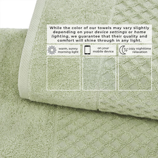 Grayson Cotton Diamond Waffle Weave Bath Towel Set