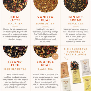 Chai Tea Sampler Set | Loose Leaf Tea Collection Gift Set