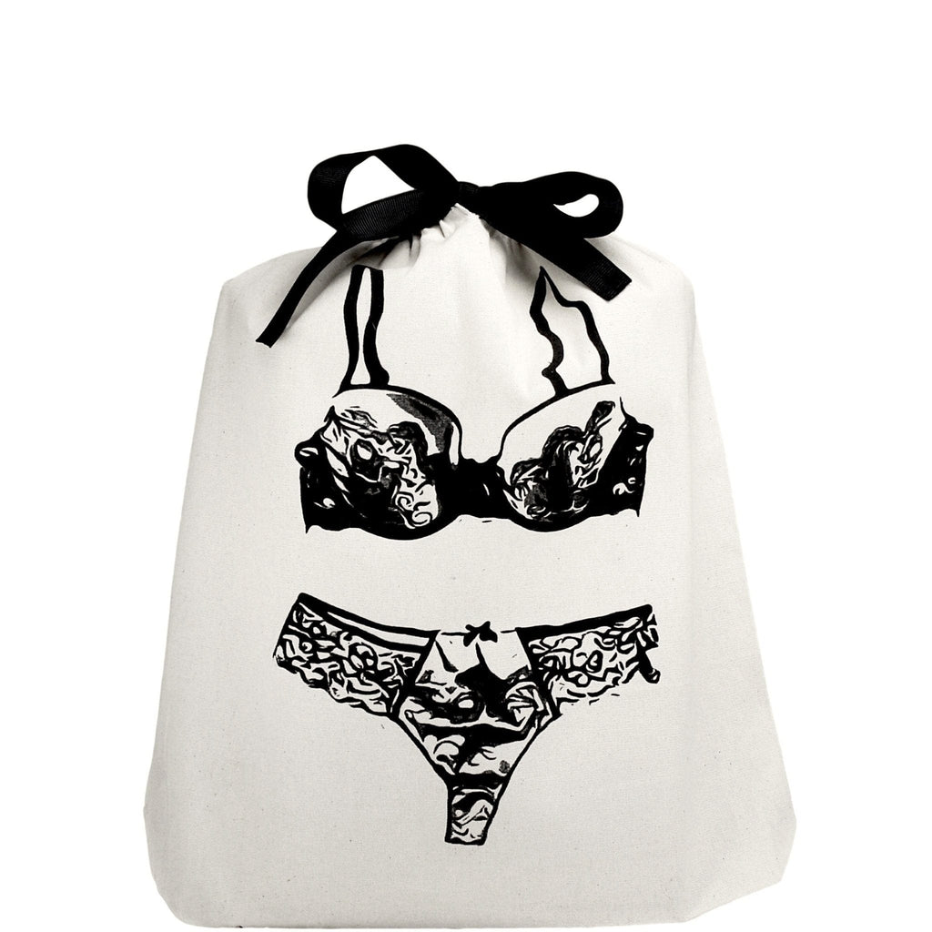 Lace Lingerie Travel Bag – Cream