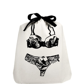 Lace Lingerie Travel Bag – Cream