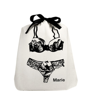 Lace Lingerie Travel Bag – Cream