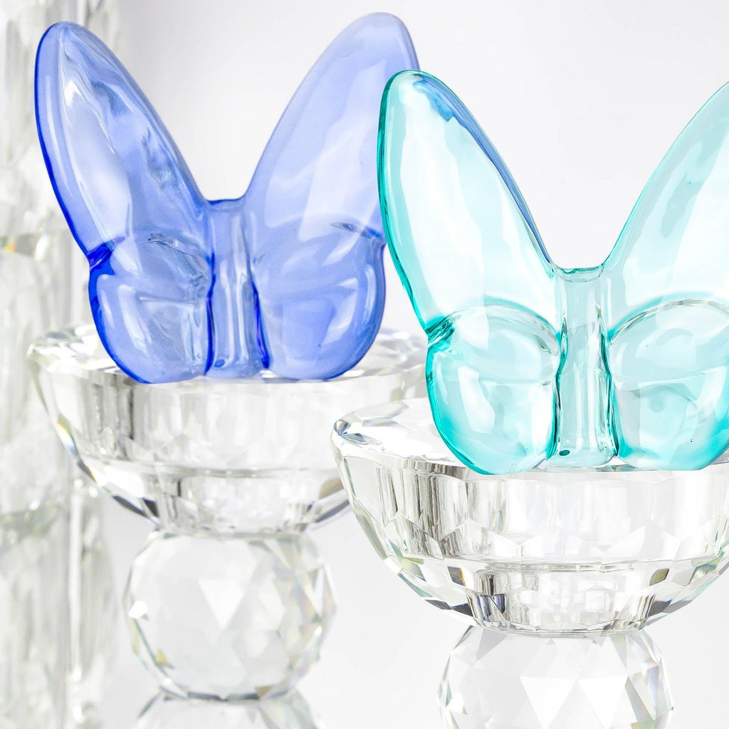Le Mariposa Crystal Butterfly Figurine in Blue by Lainy Home - Anara Lifestyle