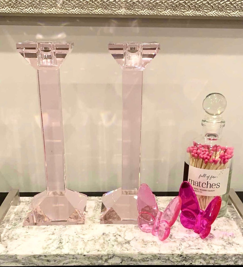 Le Mariposa Crystal Butterfly Figurine in Fuschia by Lainy Home - Anara Lifestyle