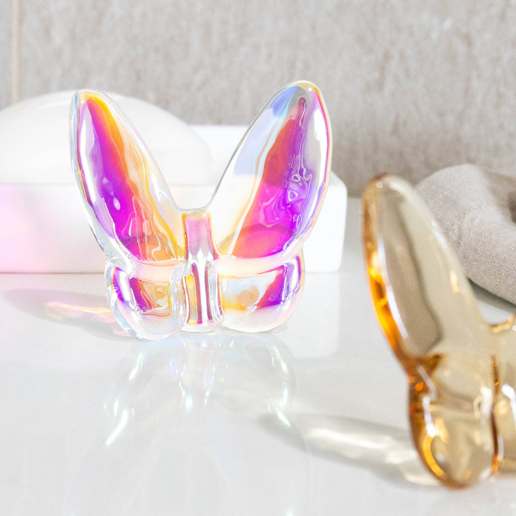 Le Mariposa Exclusive Crystal Butterfly Home Decor in Iridescent - Anara Lifestyle