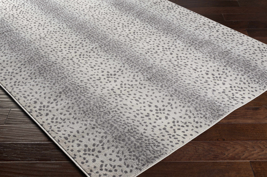 Pointblank Gray Antelope Print Rug – Chic Safari Style Washable Carpet