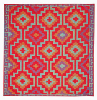Lhasa Boho Reversible Outdoor Patio Rug