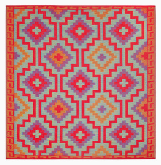 Lhasa Boho Reversible Outdoor Patio Rug