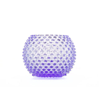 Hobnail Glass Vase in Lilac Bloom – Large