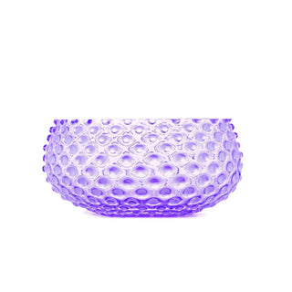 Hobnail Glass Bowl in Lilac Bloom – Large