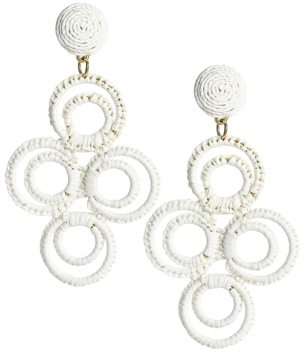 Chloe Raffia  - Drop Earring