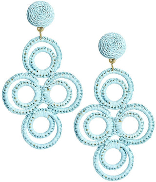 Chloe Raffia  - Drop Earring