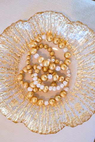 Georgia - Gold Beaded Bracelet