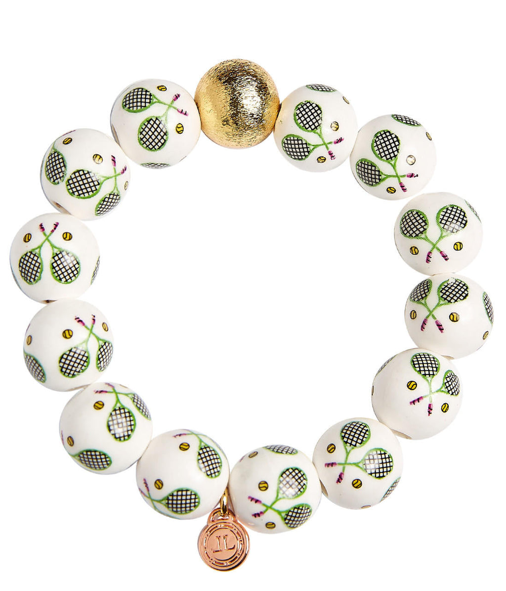 Georgia Tennis Beaded  Bracelet