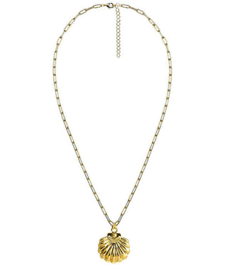 Gold Dune Charm Necklace - 18k Gold Plated - Jess Fay Collection