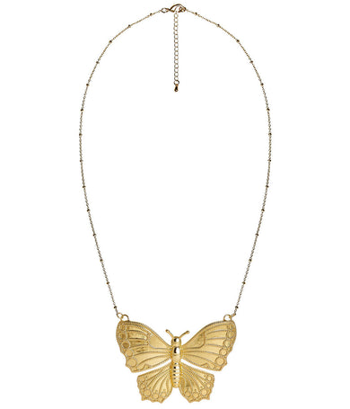 Haines Butterfly Pendant Necklace