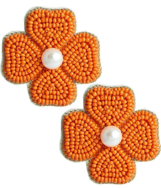 Kerry Beaded Clover Stud Earring