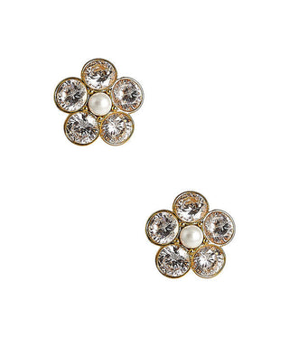 La Fleur - Rhinestone Cluster Stud - Amy Littleson Collection -
