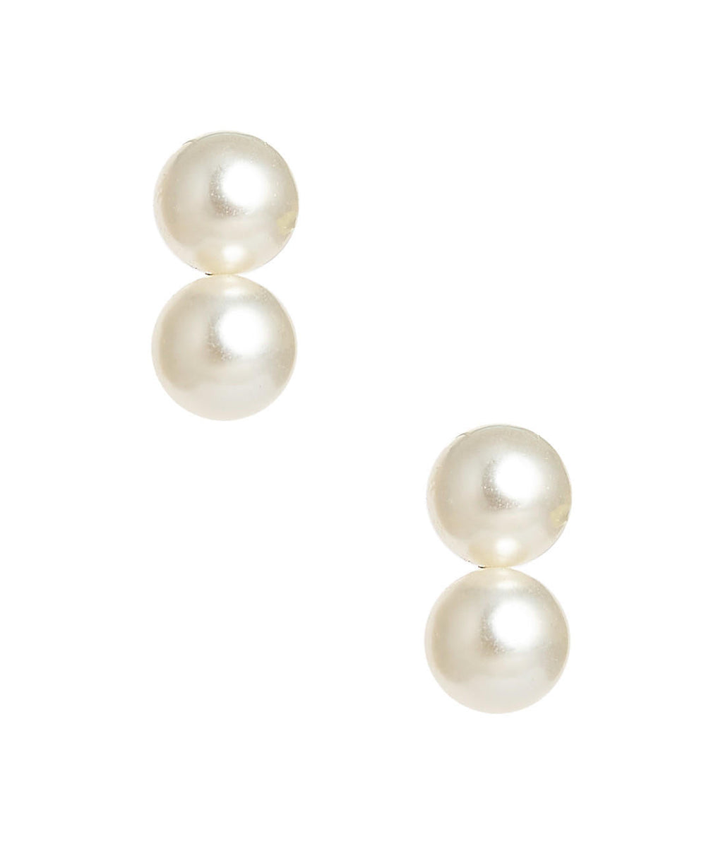 Large Belle - Double Pearl earrings - Belle of  the Ball