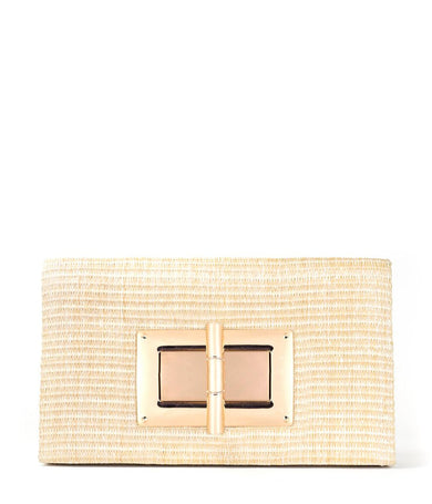 Lillian Clutch - Straw