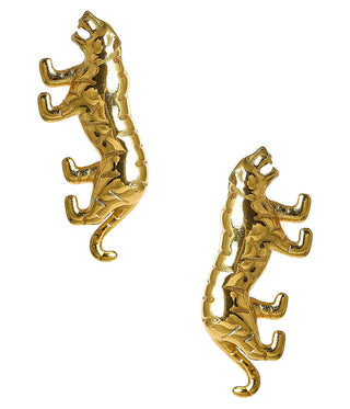 Gold Tiger - Stud Earring