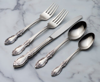 Oneida Louisiana Teaspoons, Set of 4, 18/8 stainless steel (view 2)