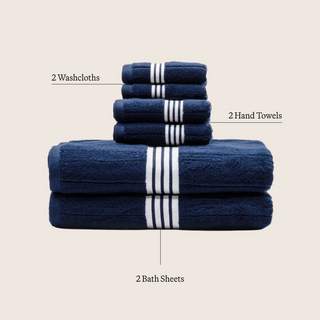 Nautilus Striped Australian Cotton Towels