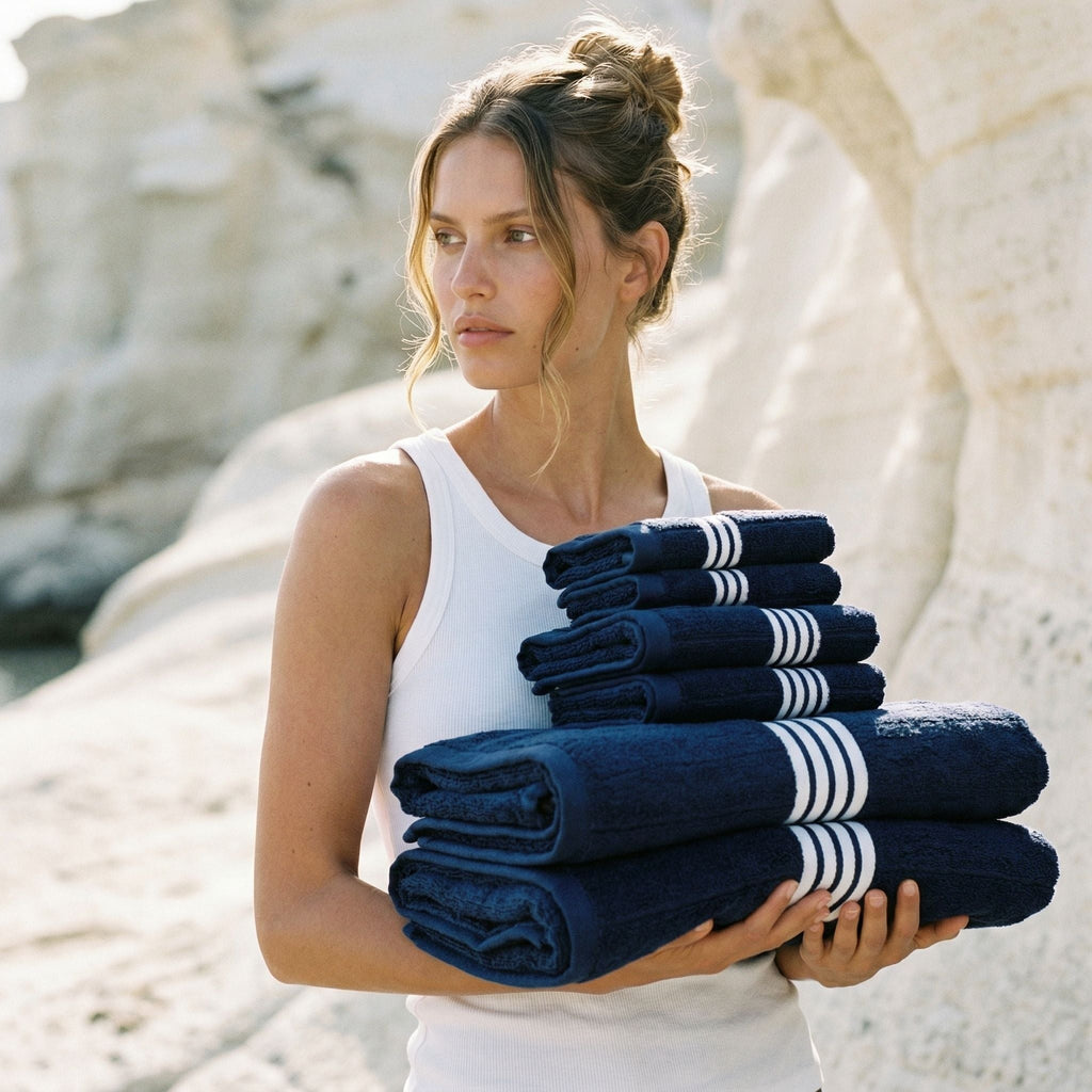 Nautilus Striped Australian Cotton Towels