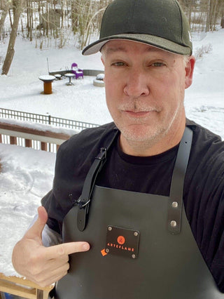 Arteflame Fine Italian Leather Grill Apron