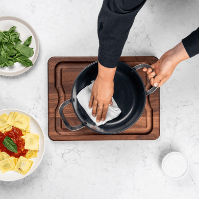 Maestro 4.5 QT Nonstick Stock Pot – Nonstick Cooking Pot with Lid for Family Meals