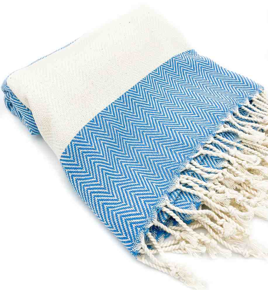 Herringbone Turkish Towel | Oversized Sand-Resistant Cotton Towel