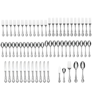 Oneida Mandolina 65-Piece Flatware Set, 18/10 stainless steel (view 2)