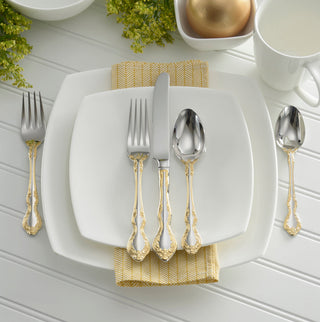 Oneida Golden Mandolina 45-Piece Flatware Set, 18/10 stainless steel (view 2)
