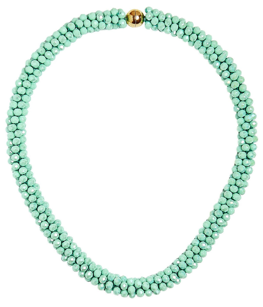 Marni Hand-Beaded Czech Bead Necklace