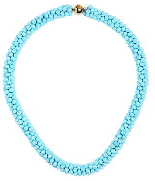 Marni Hand-Beaded Czech Bead Necklace